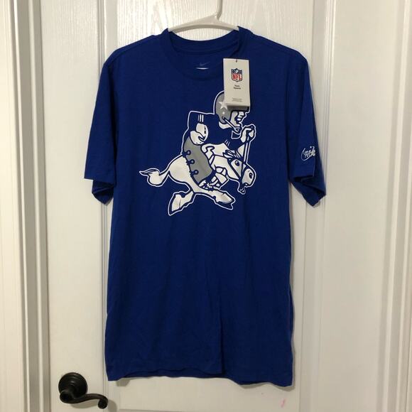 Nike Men's‎ Cowboys Playback Logo SS Tee Dallas Cowboys Small Blue Short Sleeve - Picture 4 of 11